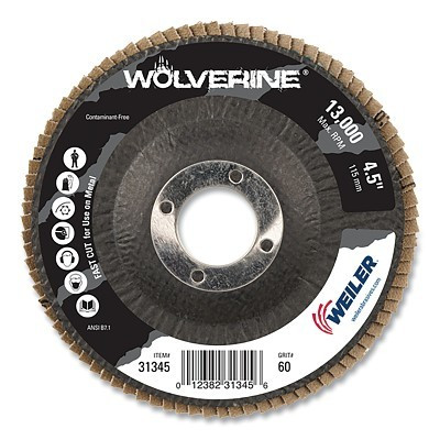 4-1/2 WOLV ANGLED PHENOLIC BACK 60Z 7/8 ARB HOLE