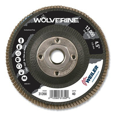 4-1/2" WOLVERINE ANGLED 40Z  5/8"-11 UNC NUT
