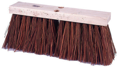16" STREET BROOM 6-1/4"BASS&PALMYRA BLEND FILL