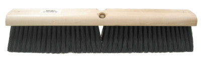 36"MED SWP FLOOR BRSH BLK POLY INCLUDES BRACE