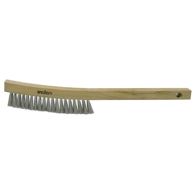 PLATER BRUSH STEEL FILL4X18 ROWS SHOE HANDLE