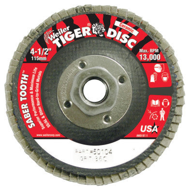 4-1/2"TGR ABRSV DISC CONTY29 PH BACK 36C 5/8"11