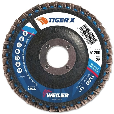 4-1/2" TIGER X FD  ANG PHEN BACK  36Z  7/8" ARB