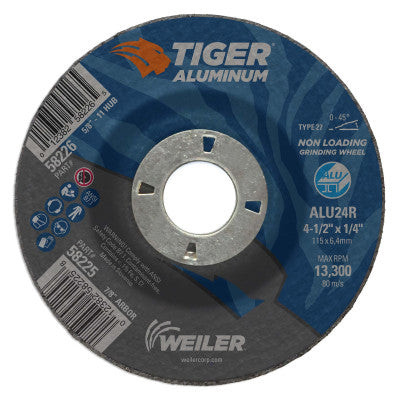 4-1/2"X1/4"TGR ALUM TYPE27 GRIND WHL ALU24R 7/8