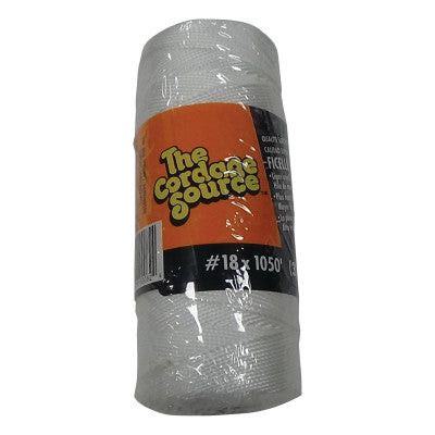 1050' #18 NYLON CABLE TWINE - WHITE