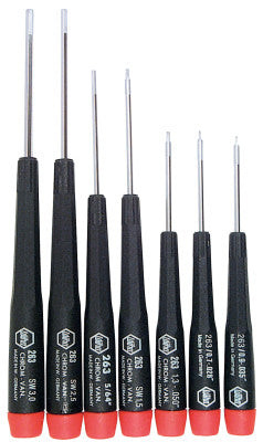 7 PC SET METRIC HEX DRIVER PREC