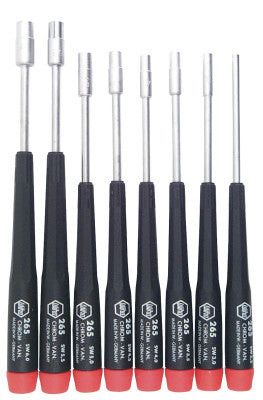 8 PC SET INCH NUTDRIVERPRECIS 2.5 - 6.0 MM