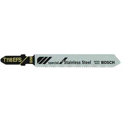(PK/5) STAINLESS STEEL BI-METAL JIGSAW BLADES