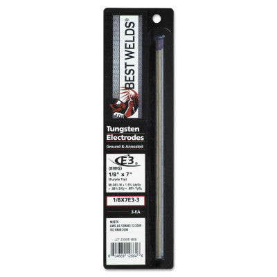 1/8 X 7 E3 TUNGSTEN ELECTRODE  3/PK
