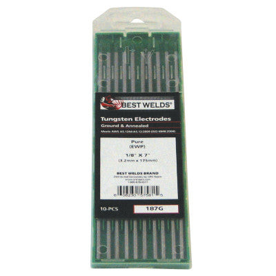 1/8X7 PURE TUNGSTEN ELECTRODE  10/PK