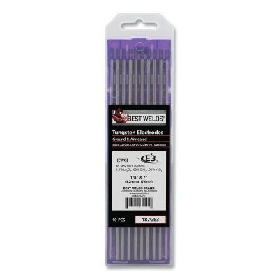 1/8 X 7 E3 TUNGSTEN ELECTRODE  10/PK