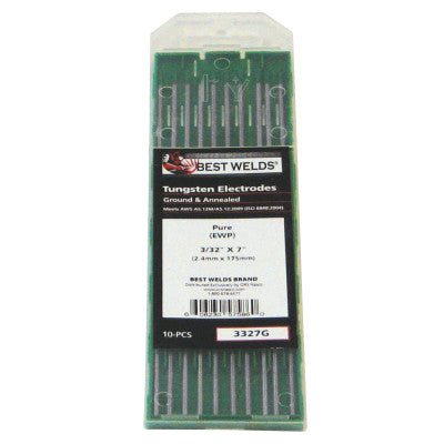 3/32X7 PURE TUNGSTEN ELECTRODE  10/PK