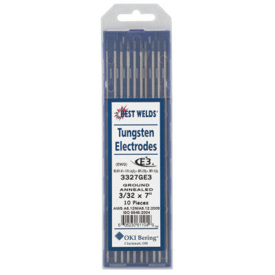 3/32 X 7 E3 TUNGSTEN ELECTRODE  10/PK
