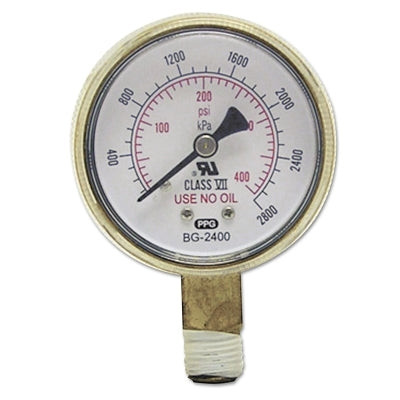 BW 1-1/2X100 BRASS REPLACEMENT GAUGE