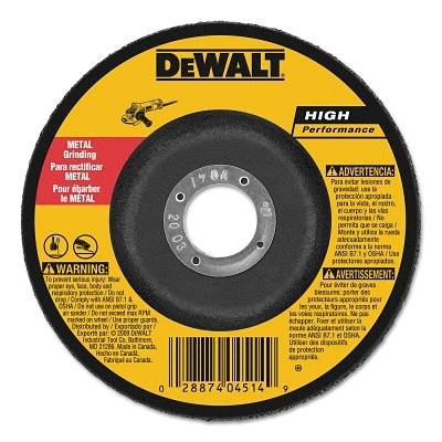 6"X1/4"X7/8" METAL GENERAL PURPOSE GRIND WHEEL