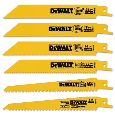 6PC. METAL/WOOD RECIPROC