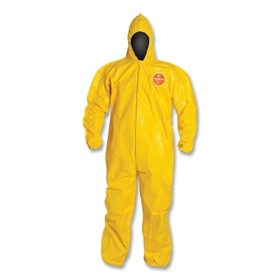 TYCHEM 2000 COVERALL BOUND SEAMS YL LG