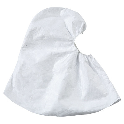 TYVEK 400 HOOD ELASTIC FACE OPENING WH 00