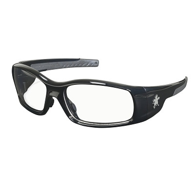 SWAGGER POLISHED BLACK FRAME CLEAR