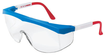 STRATOS RED/WHT/BLUE FRAME CLEAR LENS