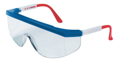 TOMAHAWK RED/WHITE/BLUEFRM CLR LENS SFT GLS