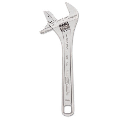 10" ADJ. WRENCH REVERSIBLE JAW  WIDE  CHROME