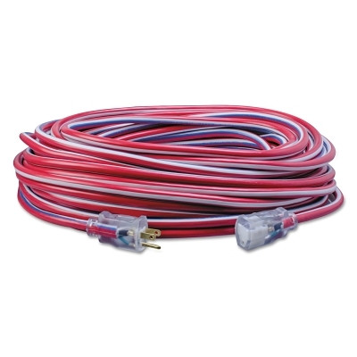 12/3 100' SJTW RED- WHITE & BLUE MADE IN USA COR