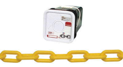 #8 PLASTIC CHAIN/YELLOWIN SQUARE P