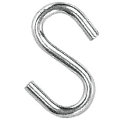 #80 S HOOKS- BLU-KROME