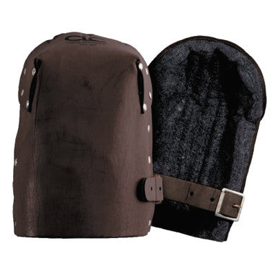 TOP GRAIN KNEEPADS WITHLEATHER STRAPS