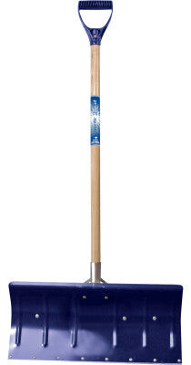 SNOW PSHR ALUM SC 24" W/WS-BRACES D-TOP ASBLD TT