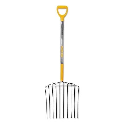 10-TINE ENSILAGE FORK WELDED W/30" D-HAN
