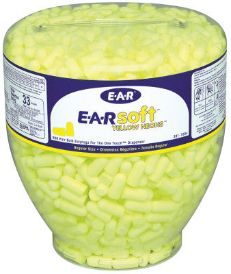 EARPLUGS 391-1004 UNCORDED YL REGULAR SIZE