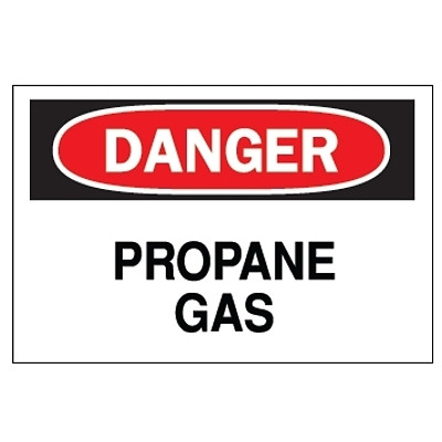 CHEMICAL AND HAZARDOUS MATERIALS SIGN