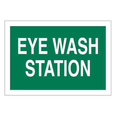 EYE WASH STATION SIGN 7X10