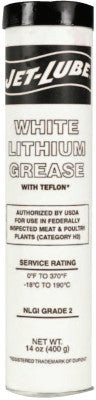 14 OZ. WHITE LITHIUM GREASE W/PTFE LITHIUM BASE