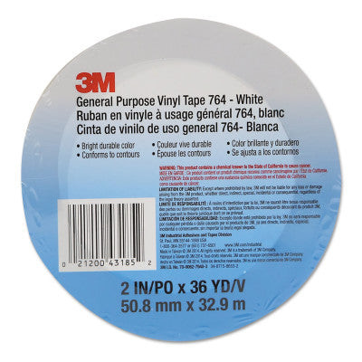 3M GENERAL PURPOSE VINYLTAPE 764 BLACK 1"X36YD