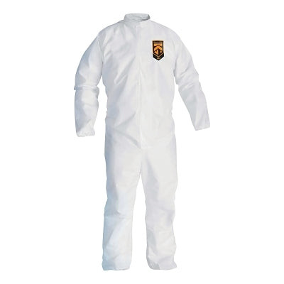 2X-LARGE KLEENGUARD EXTRA WHITE COVERALL ZIPPER
