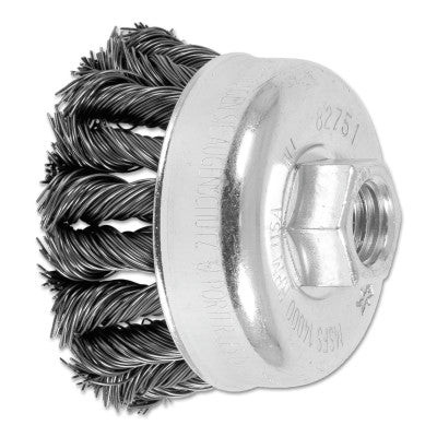 2-3/4" COMBITWIST KNOT CUP BRUSH .020 CS WIRE 5/