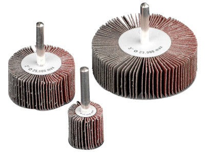 2X1X1/4 ALUM OXIDE 120 GRIT FLAP WHEEL