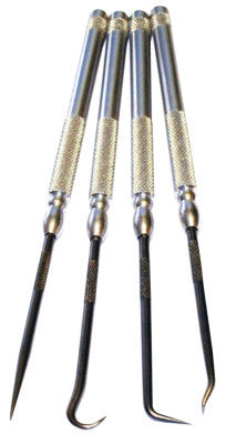 KI K4PS 4PC PICK SET ALUM HAND