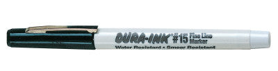 DURA-INK 15 MARKERS  RED  1/16 IN  FELT