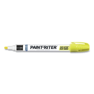 PAINT-RITER VALVE ACTIONPAINT MARKER FLUOR YLW