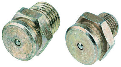 1/4"NPT BUTTON HEAD FITTING ZINC/YELLOW
