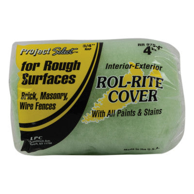 4" PAINT ROLLER COVER 3/4" NAP