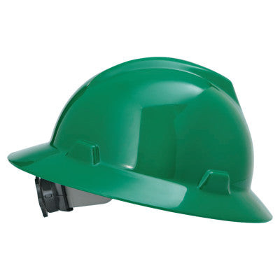 GREEN V-GARD HARD HAT