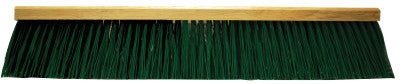 24" STIFF GREEN POLY FLEXSWEEP GARAGE BRUSH