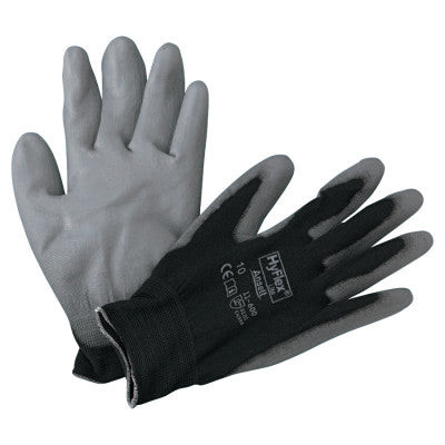 HYFLEX 11-600 BLK LT WGHT ASSEMB PU/COAT SZ 10