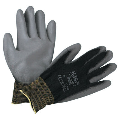 HYFLEX 11-600 BLK LT WGHT ASSEMB PU/COAT SZ 8