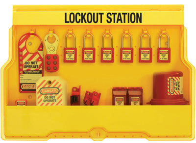 LOCKOUT STATION ELECTRICAL LOCKOUT W/410RED XENO